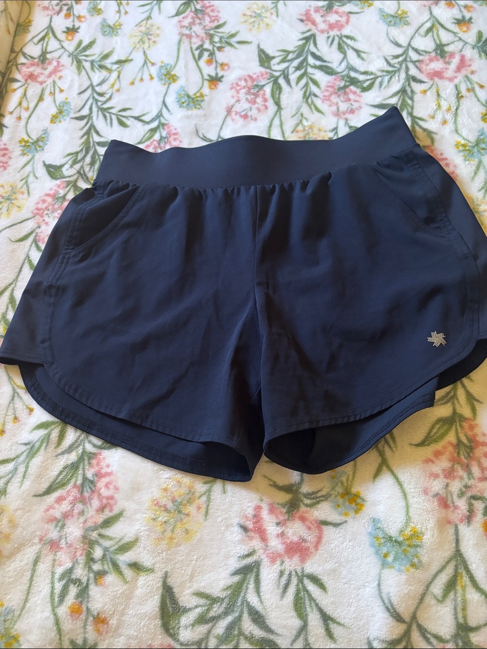 tek gear Navy Athletic Shorts with Side Pockets